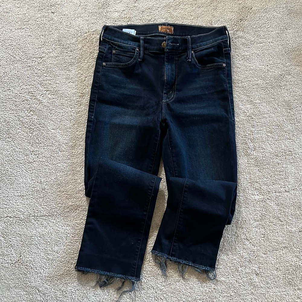 Mother jeans, the rascal ankle snippet size 25 - like new!